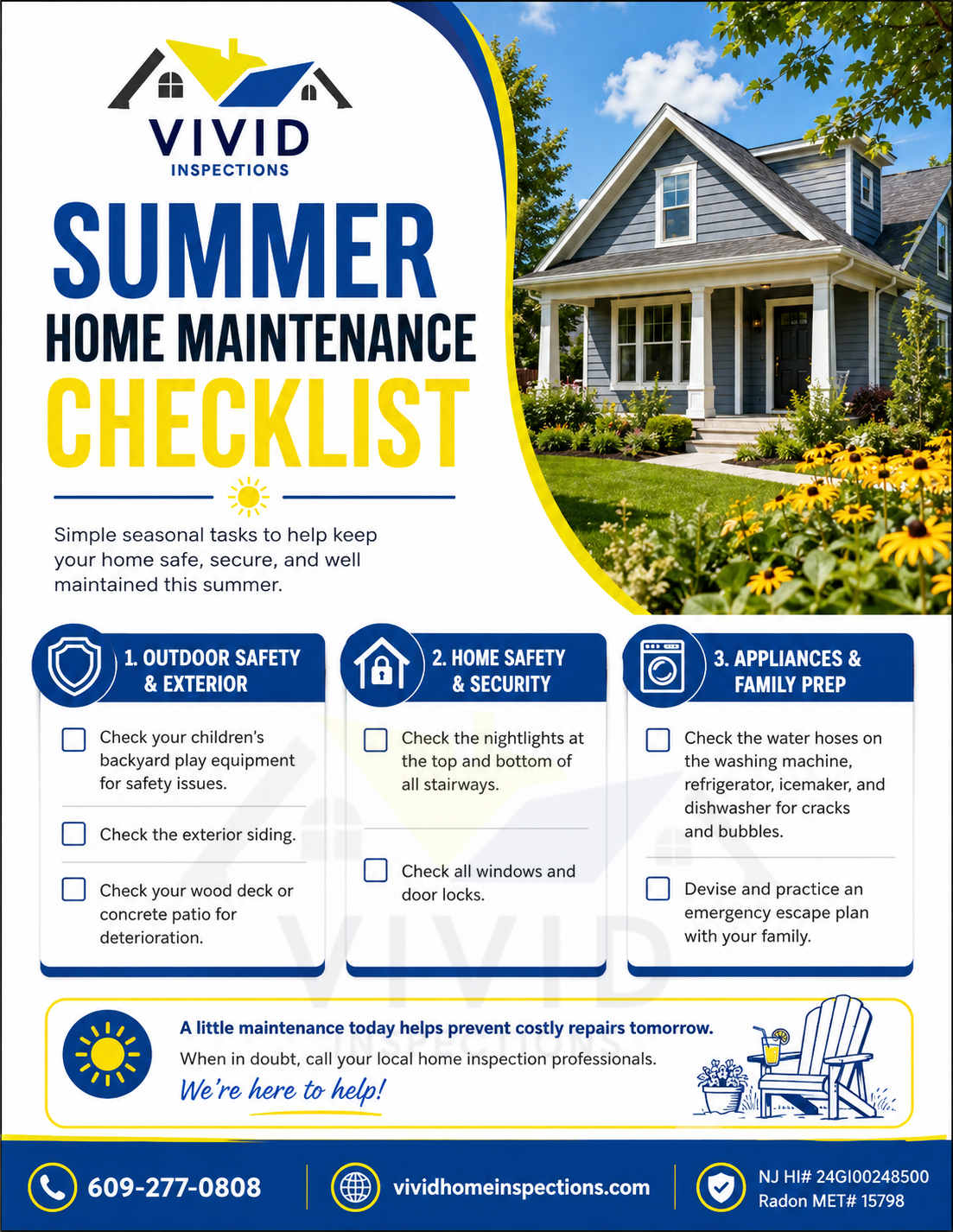 Summer Maintenance Checklist