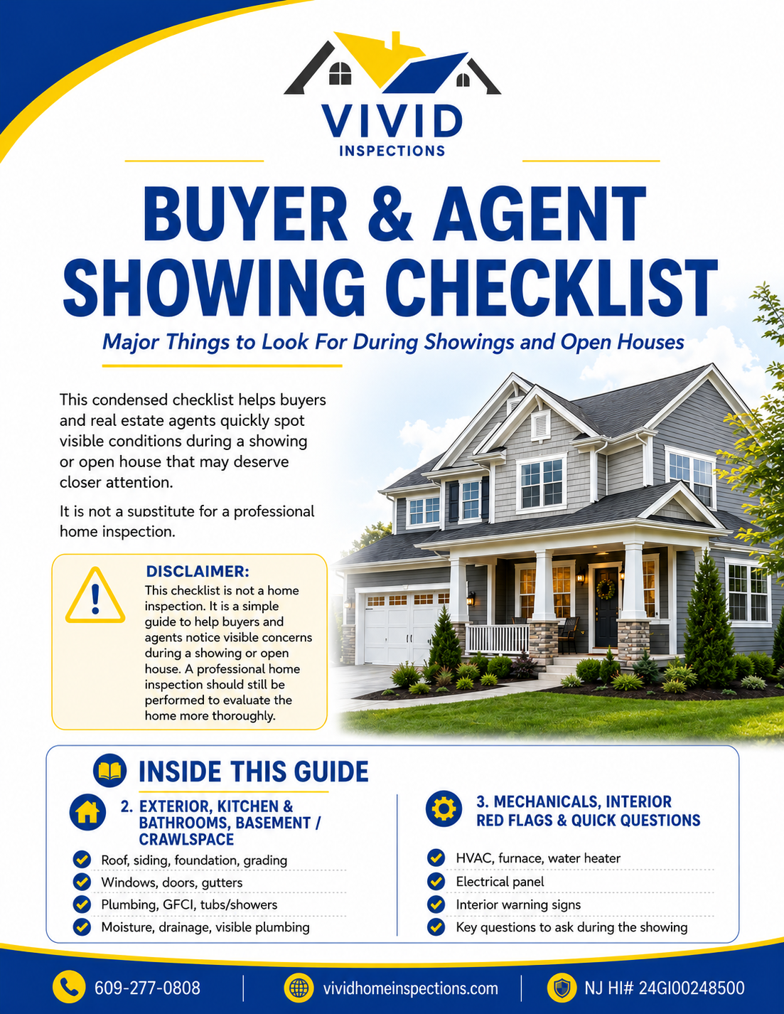 Showing Checklist
