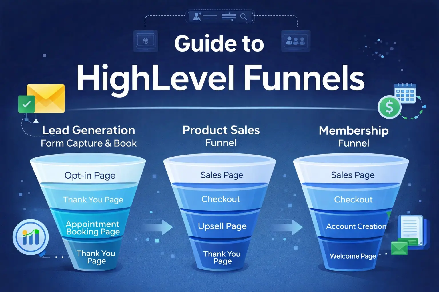 funnel types highlevel funnel types highlevel