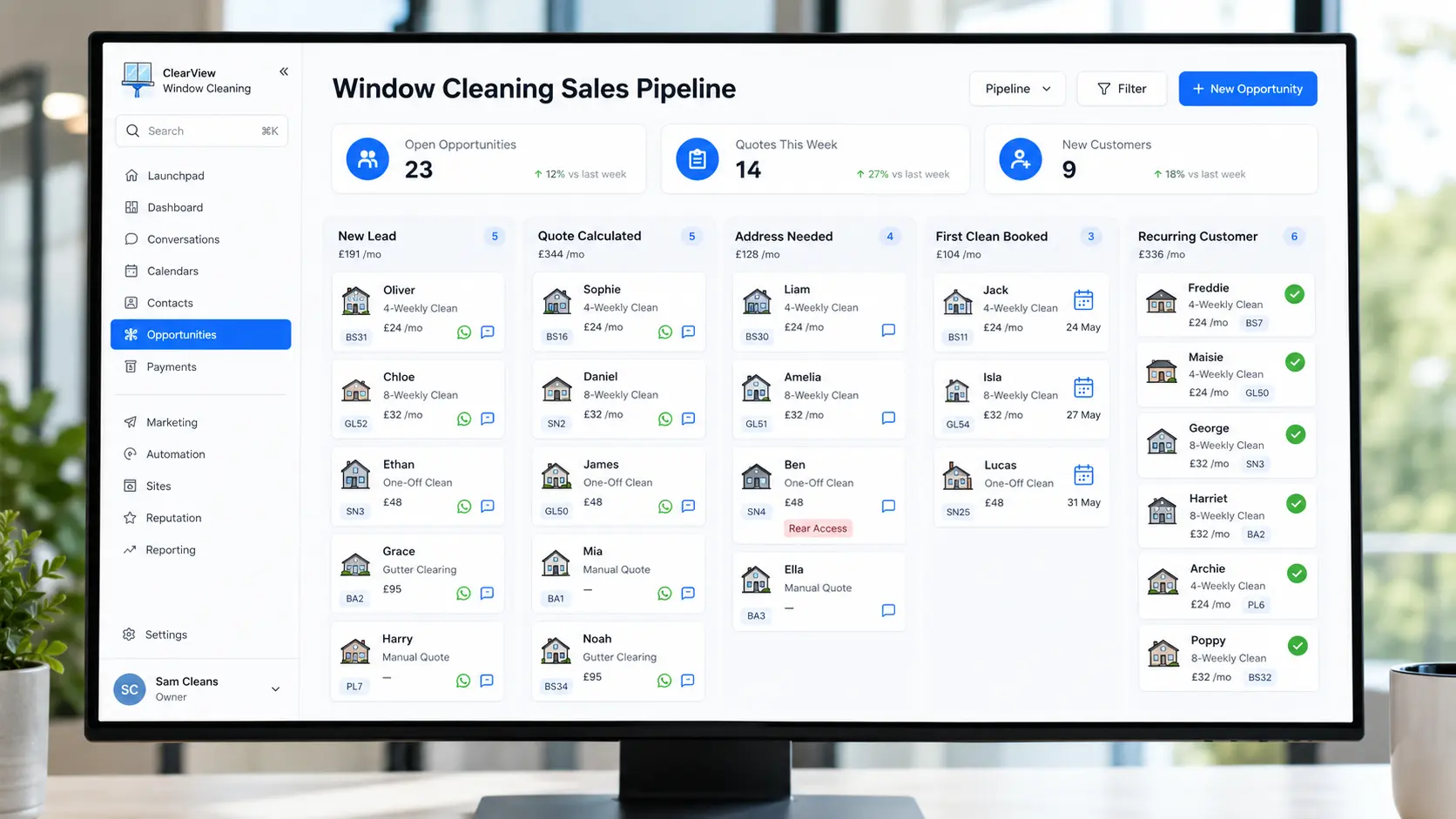 Window Cleaning Highlevel