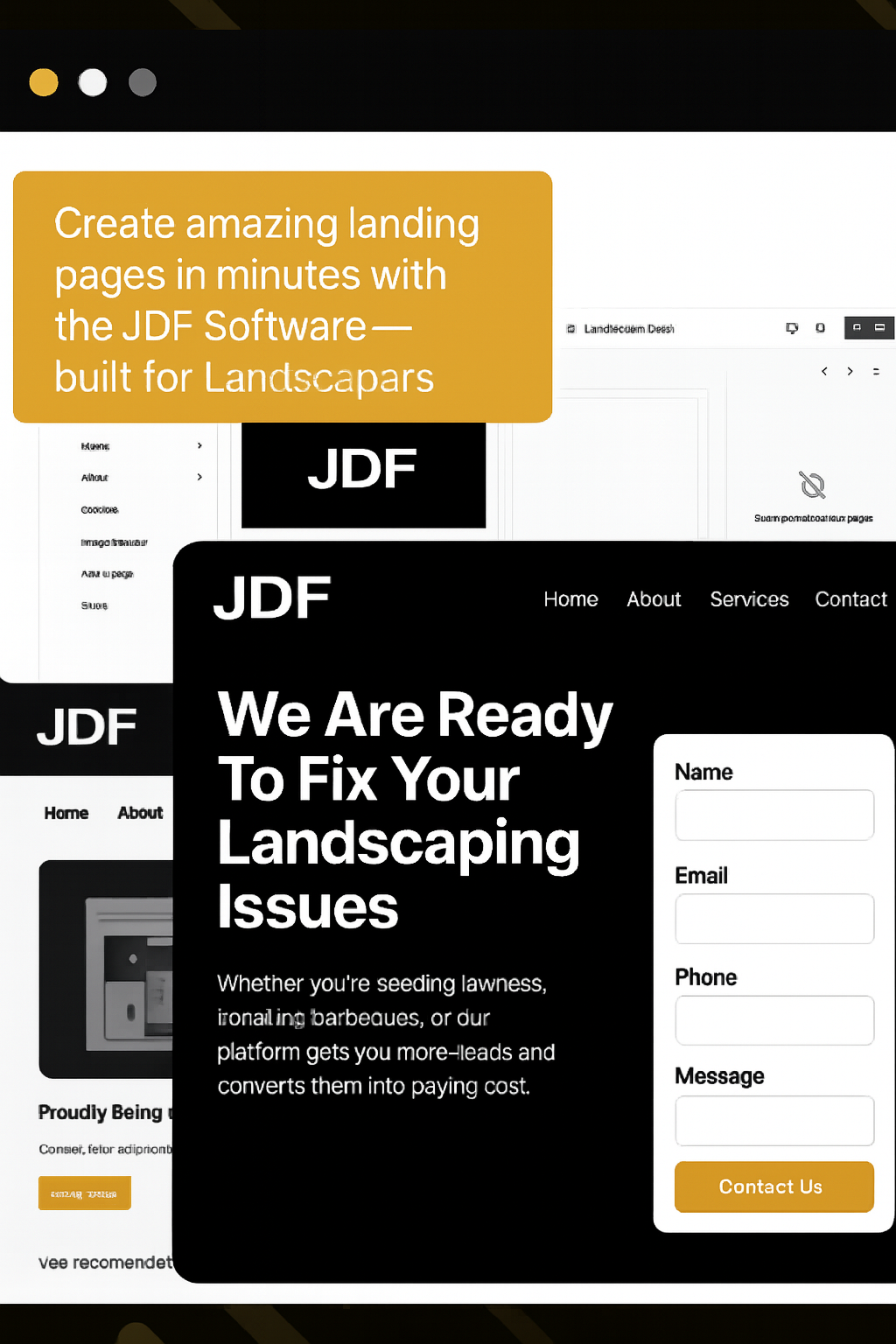 JDFWebDesigns Custom HVAC Website Preview