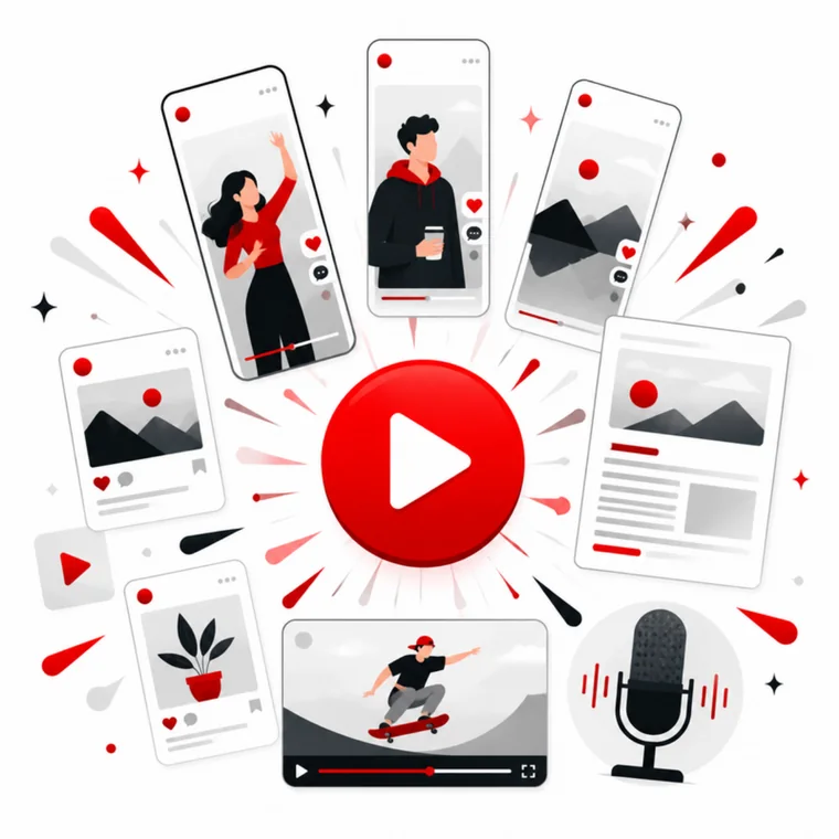 One video turning into reels, posts, a blog and a podcast