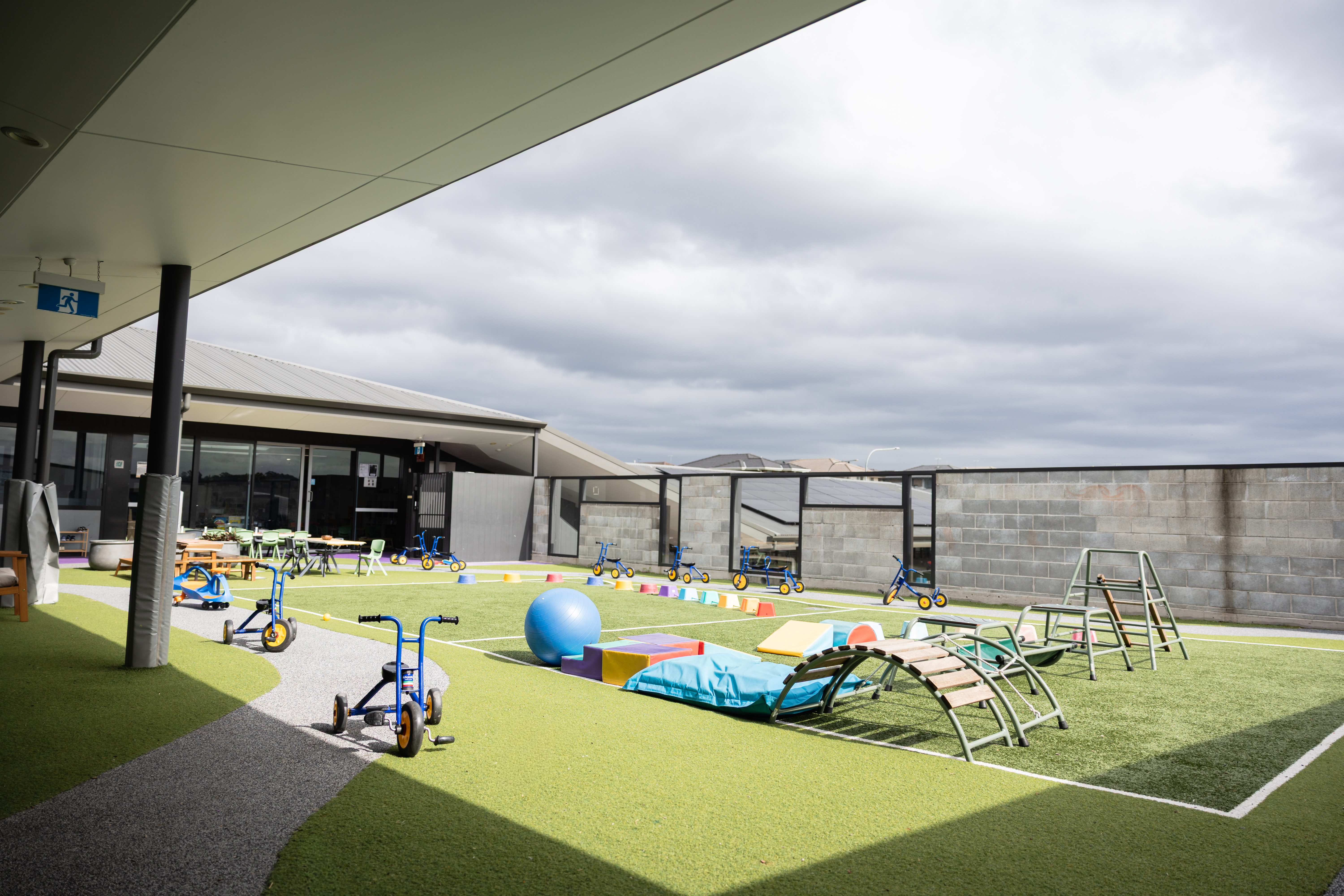 Children playing and learning at Discover My World early learning centre