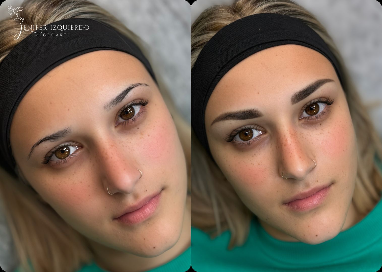 Antes y después micropigmentación resultado