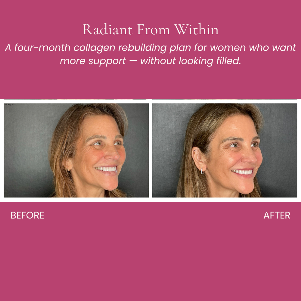 Radiant From Within Before and After