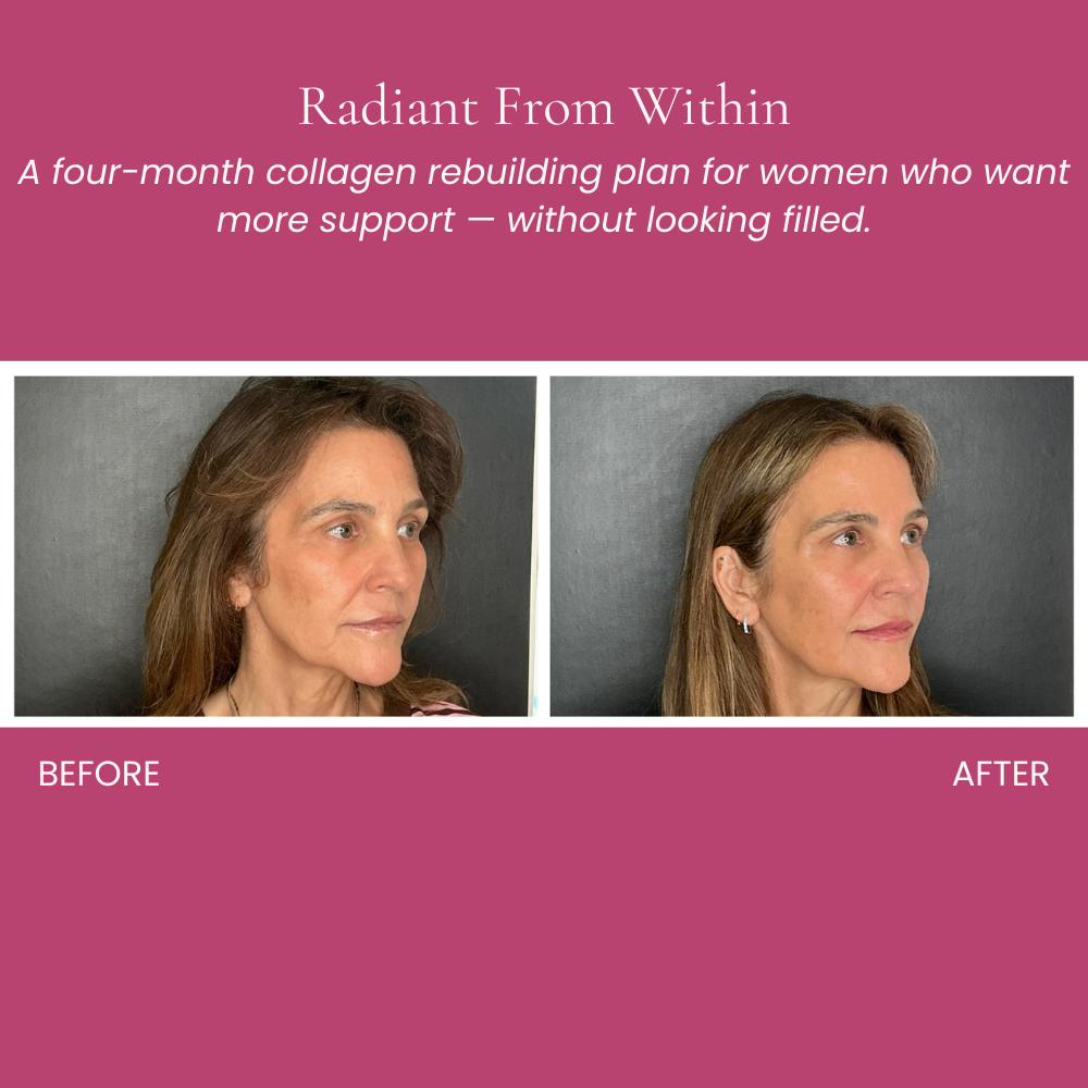 Radiant From Within Before and After