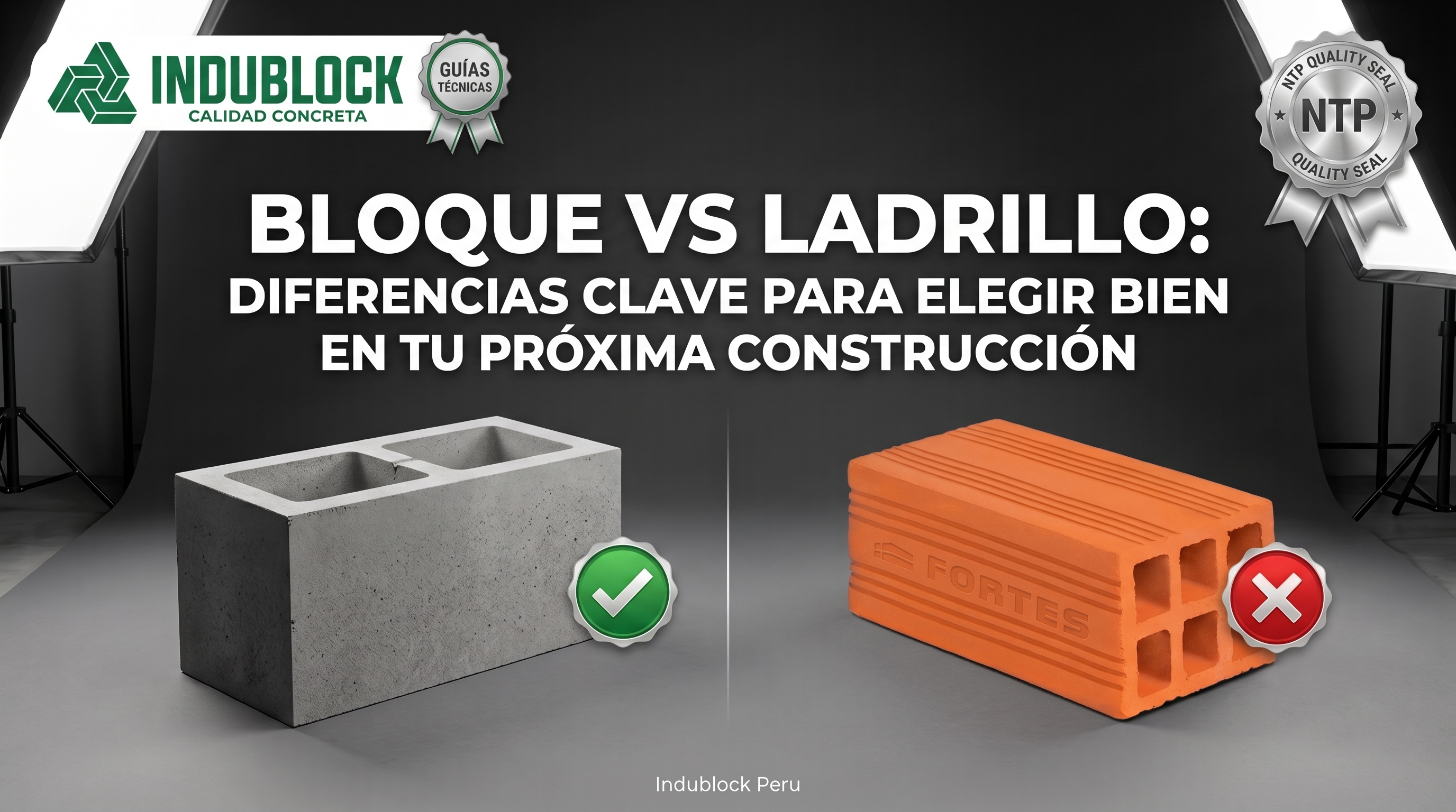 Bloque vs ladrillo: cuál conviene para los muros de tu obra
