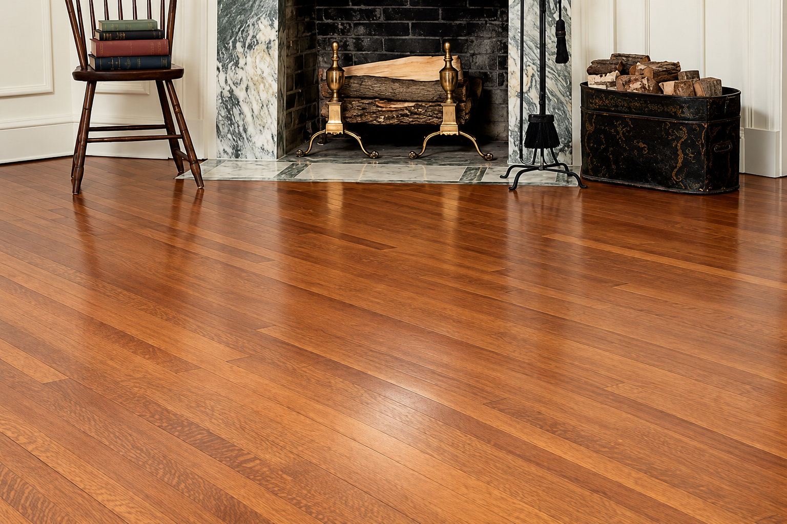 Engineered hardwood flooring project