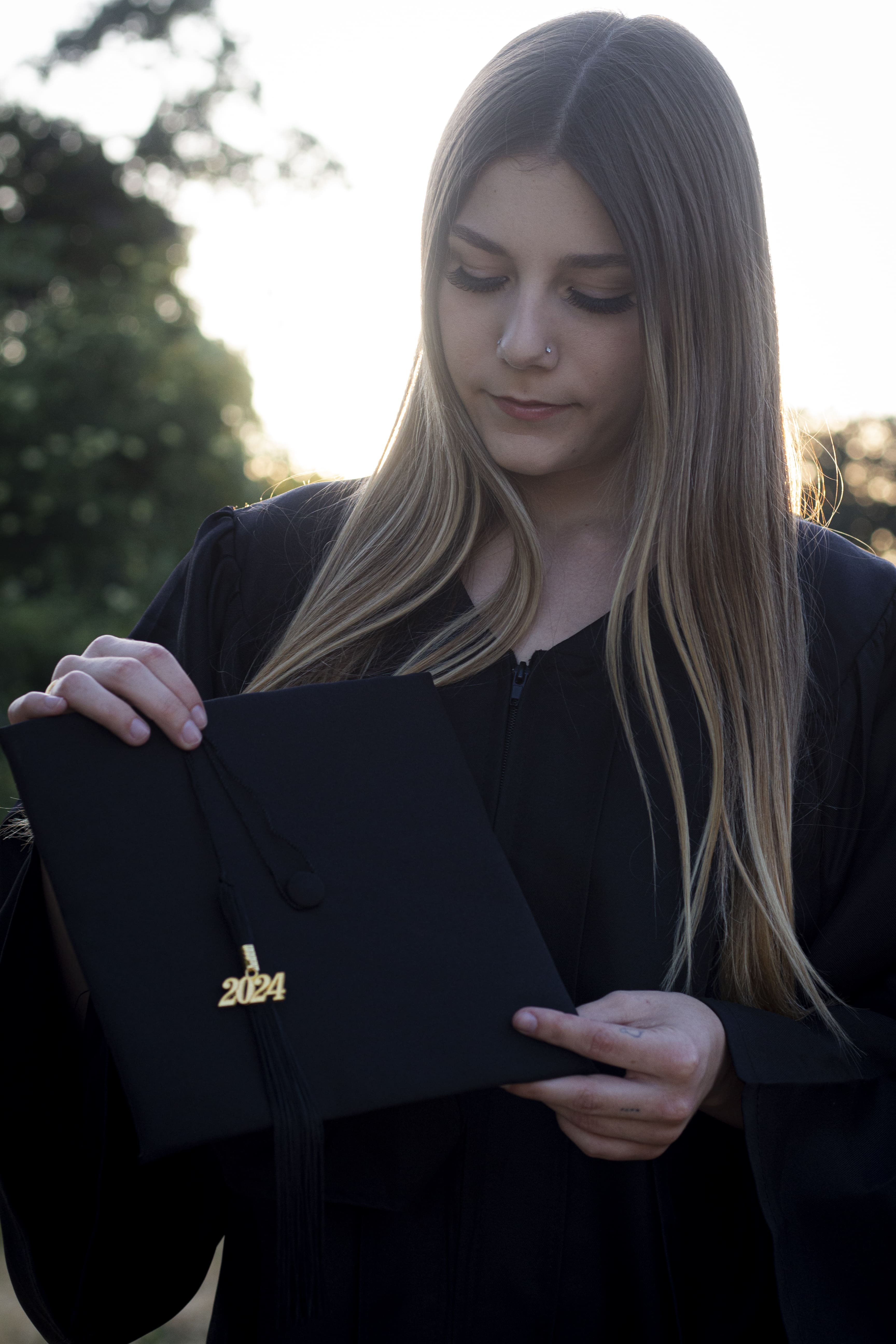 Graduation portrait by Brooke Lazzarini