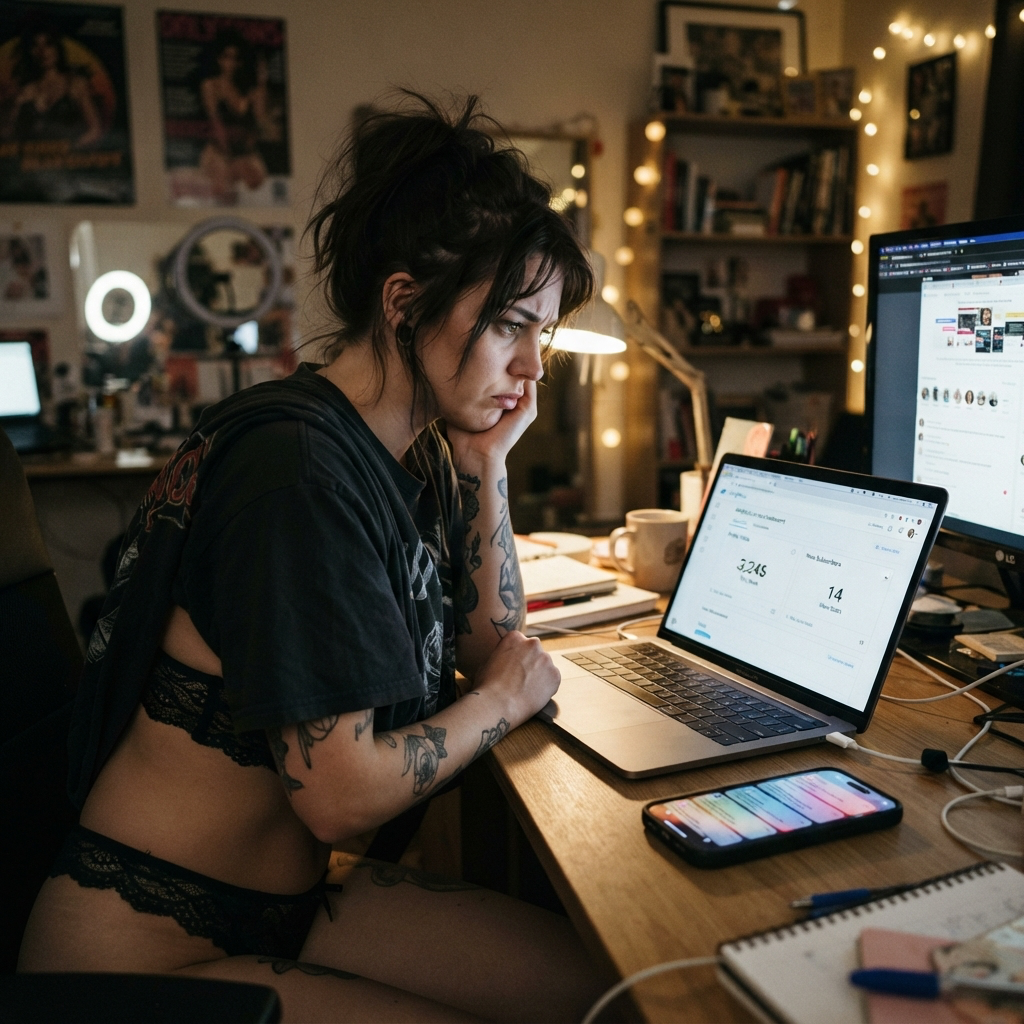 Creator building an audience