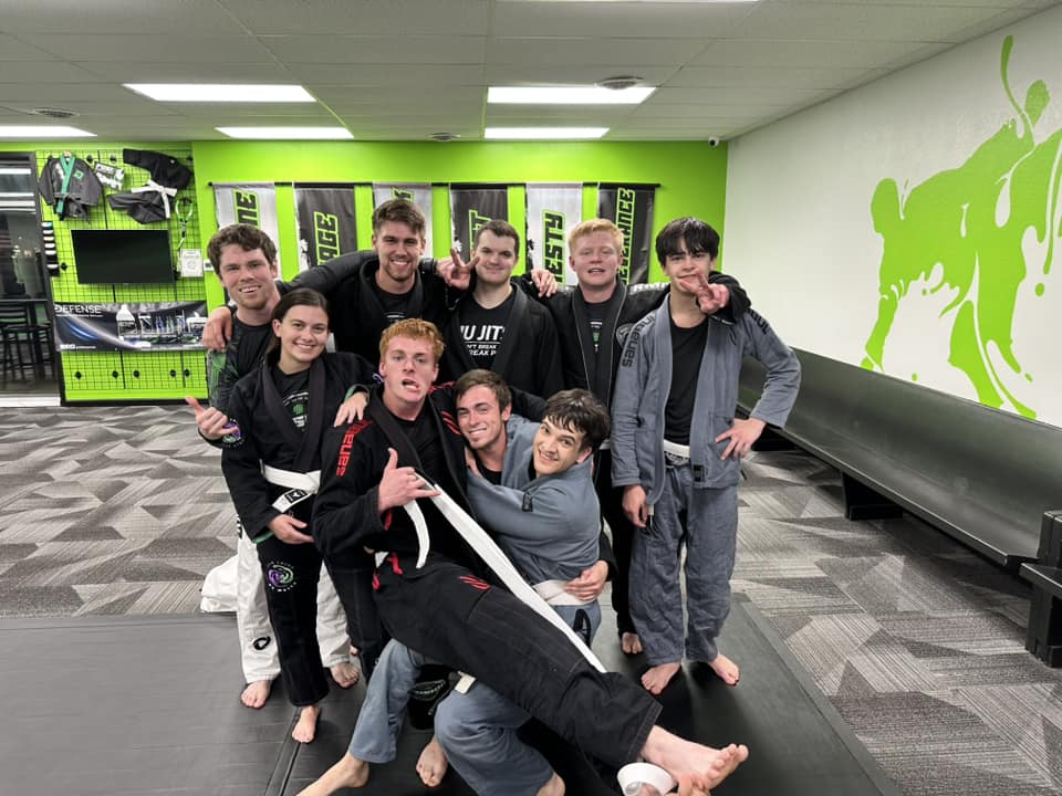 Adult jiu jitsu team at Fusion
