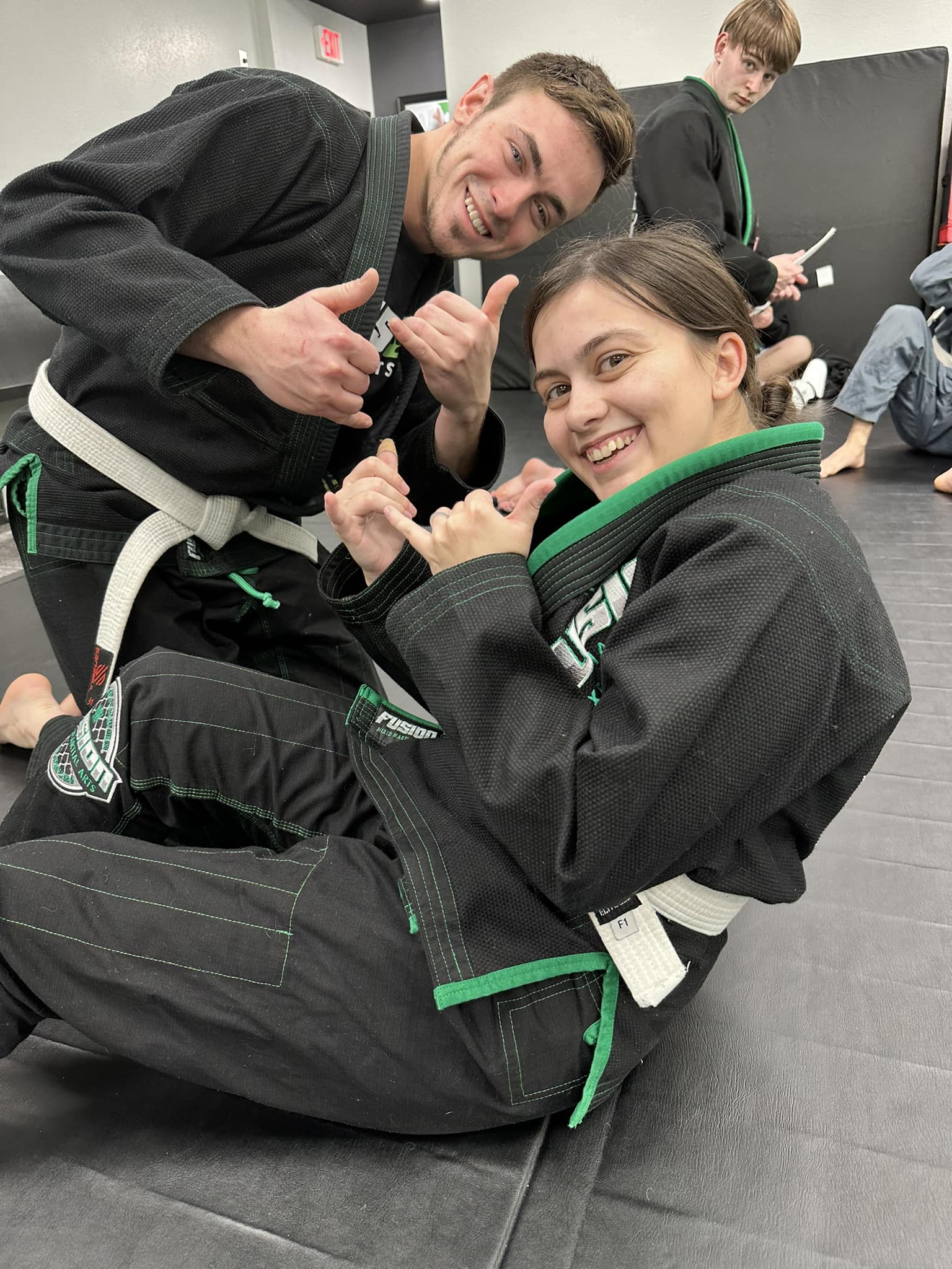 Adult grappling training partners at Fusion