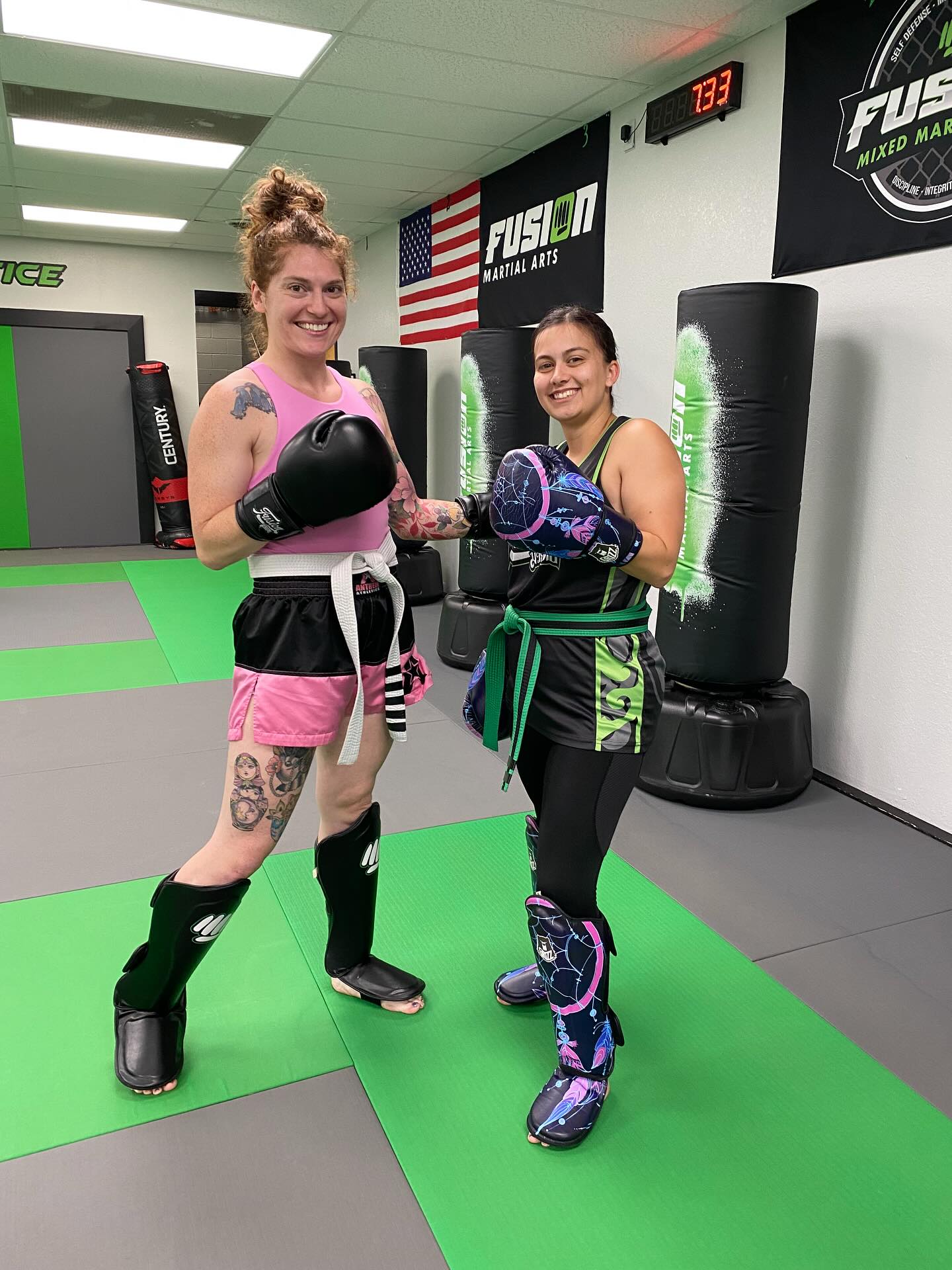 Adult Muay Thai student portrait at Fusion
