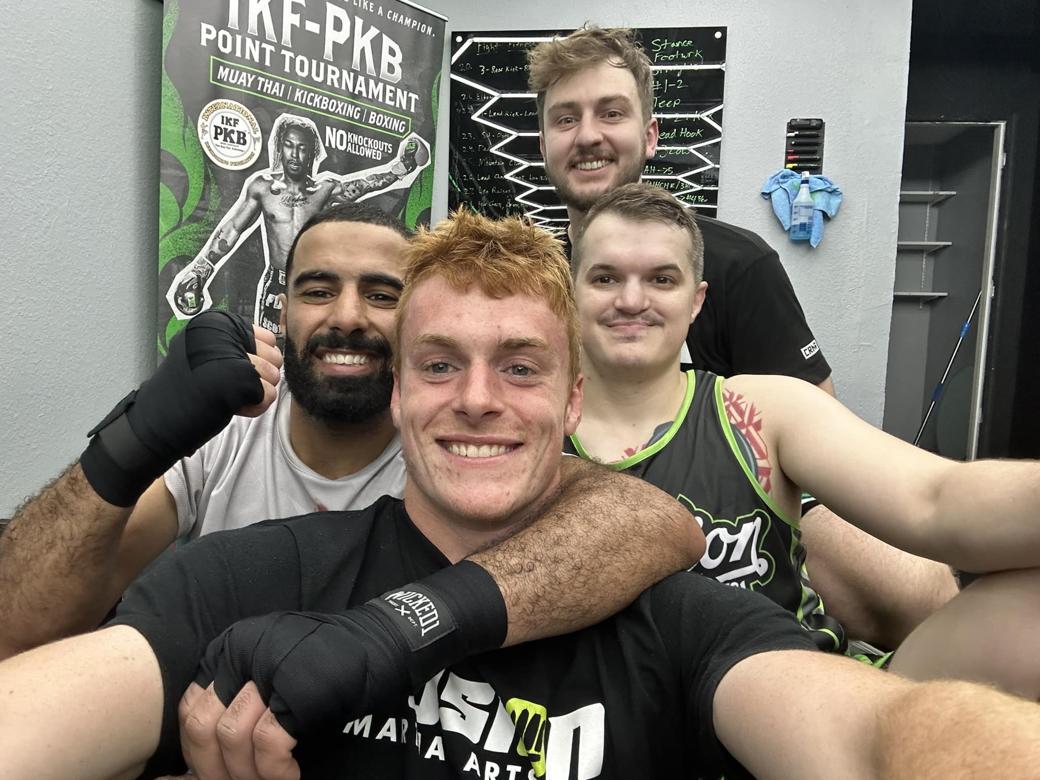 Adult Muay Thai training partners