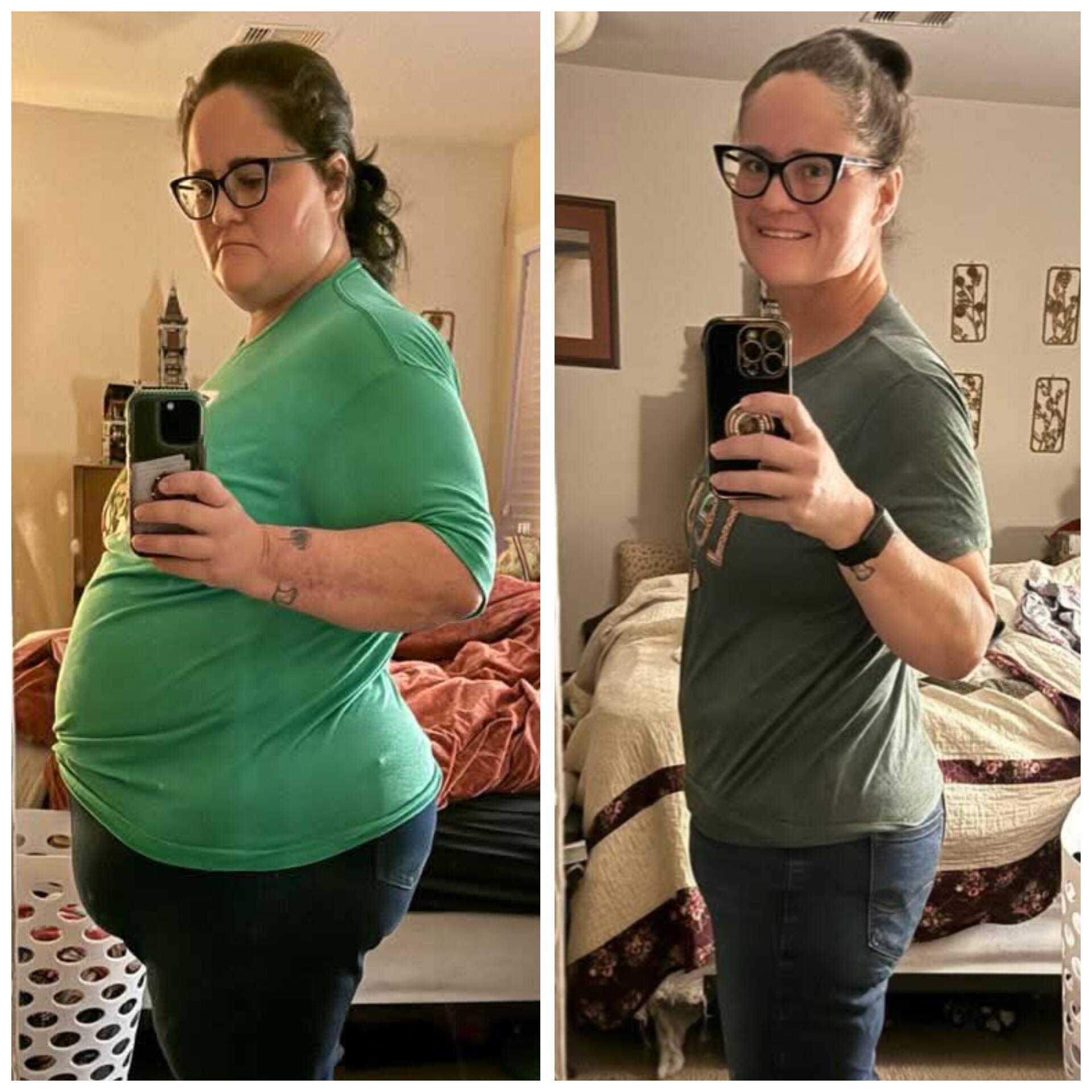 Amanda before and after