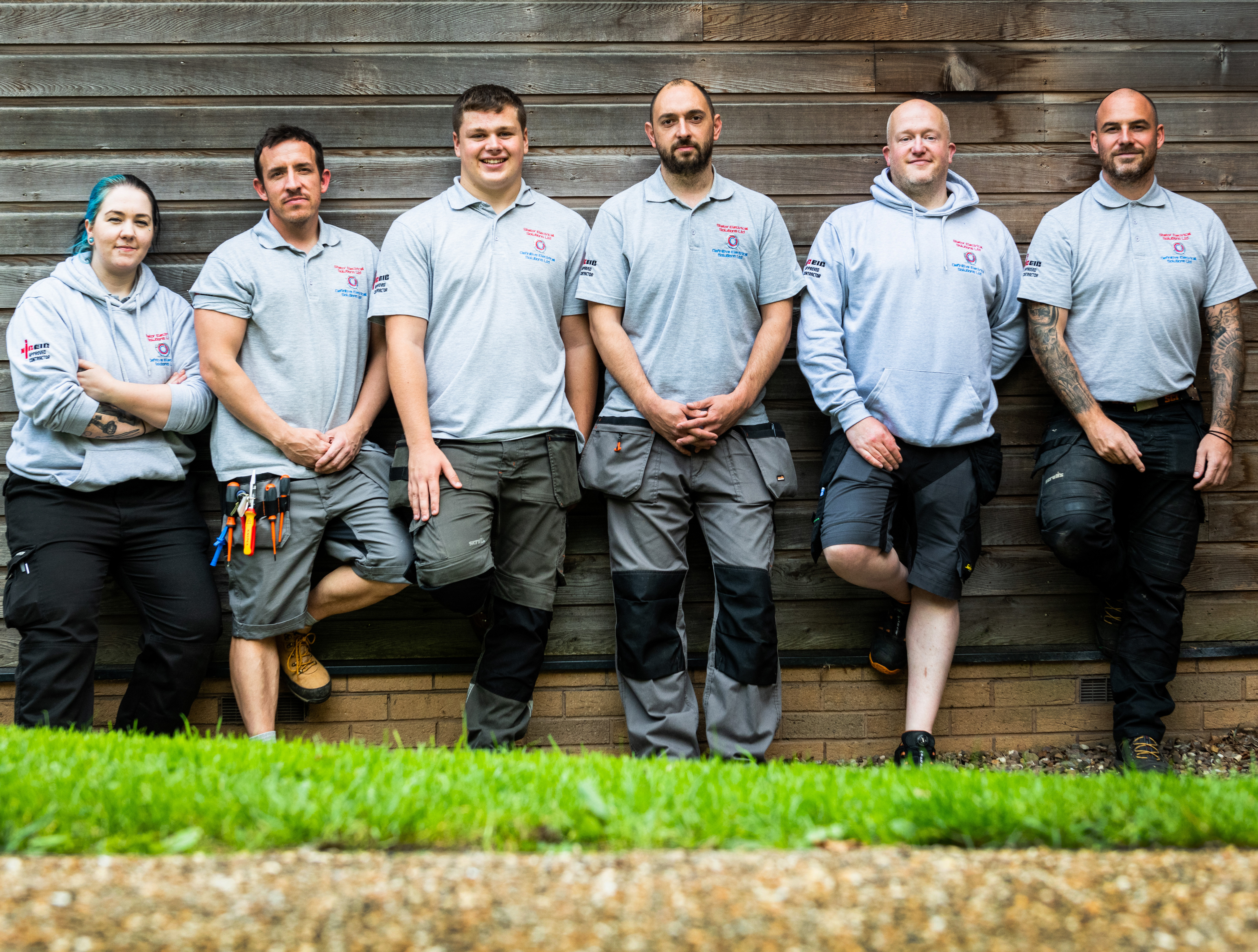 The Definitive Electrical team of qualified electricians and office staff