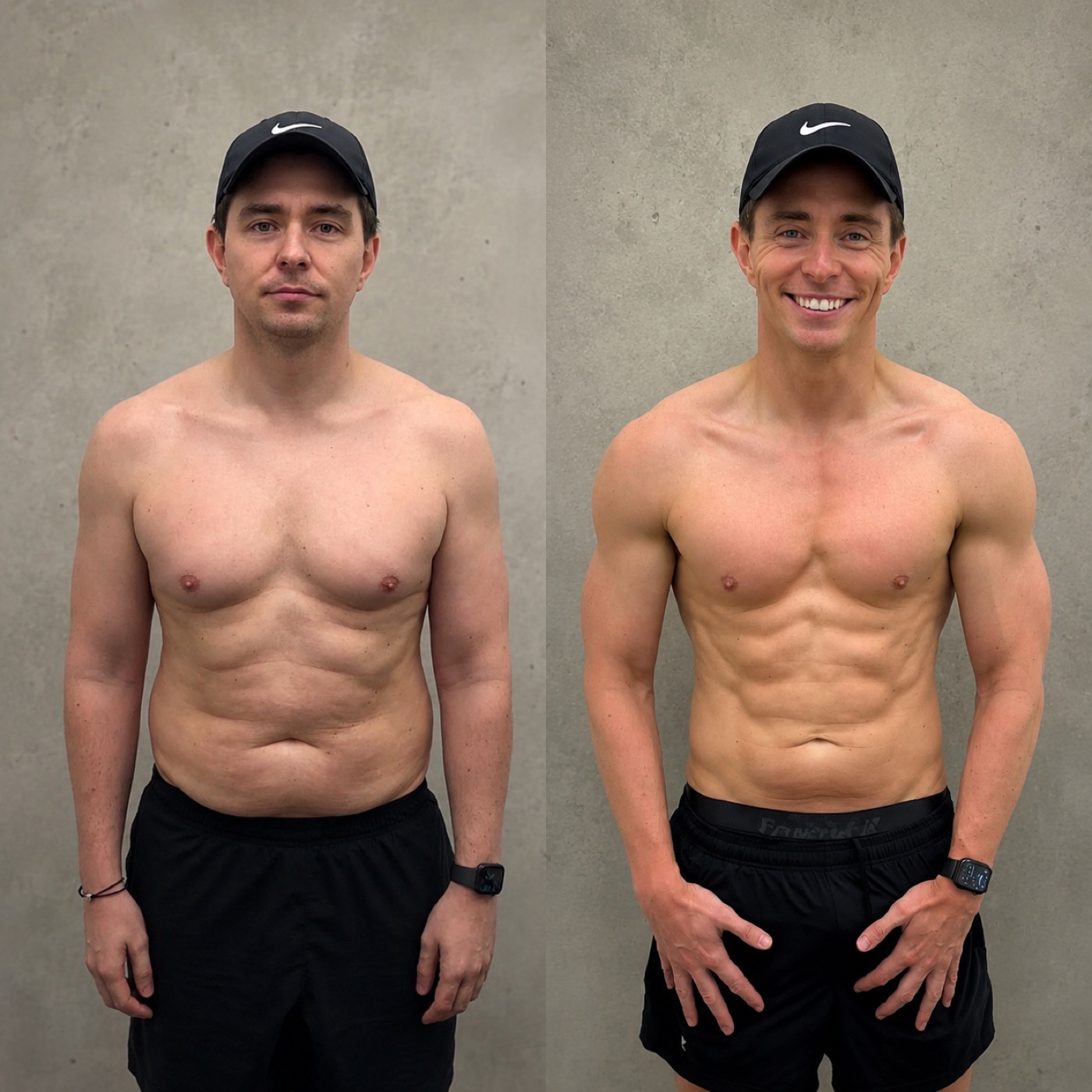 Mark dropped 17kg. He went from stressed and overworked in his corporate career to energetic and in the best shape of his adult life.