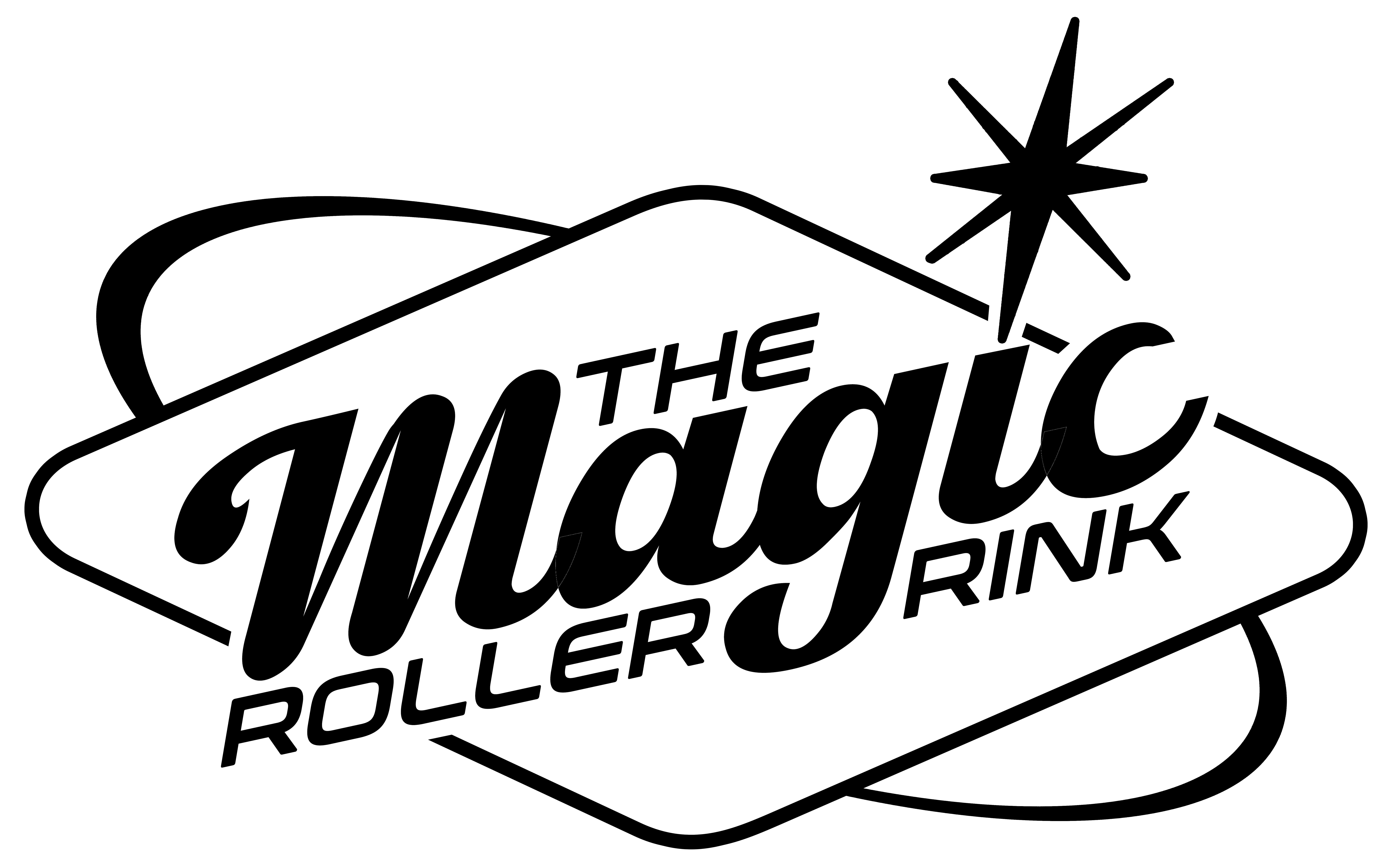 Magic Roller Rink logo rulleskøyter Trondheim retro disko