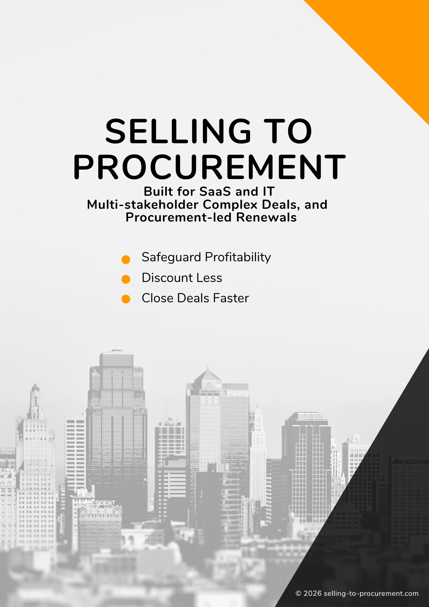 Selling to Procurement Brochure