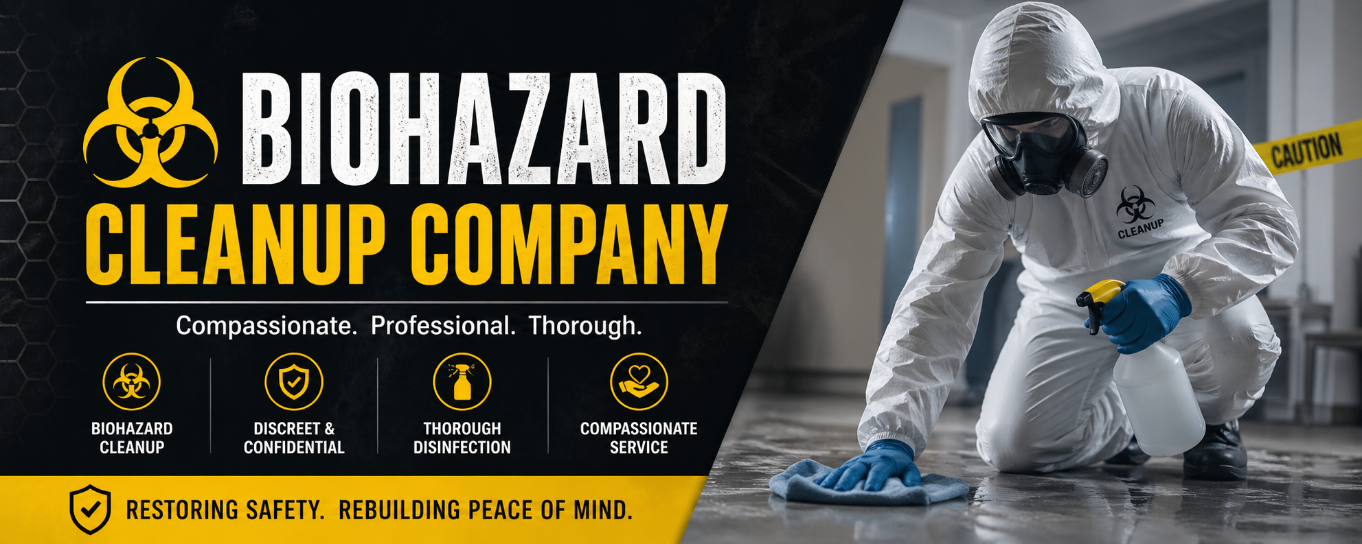 Certified Biohazard Cleanup Company in St. Albert