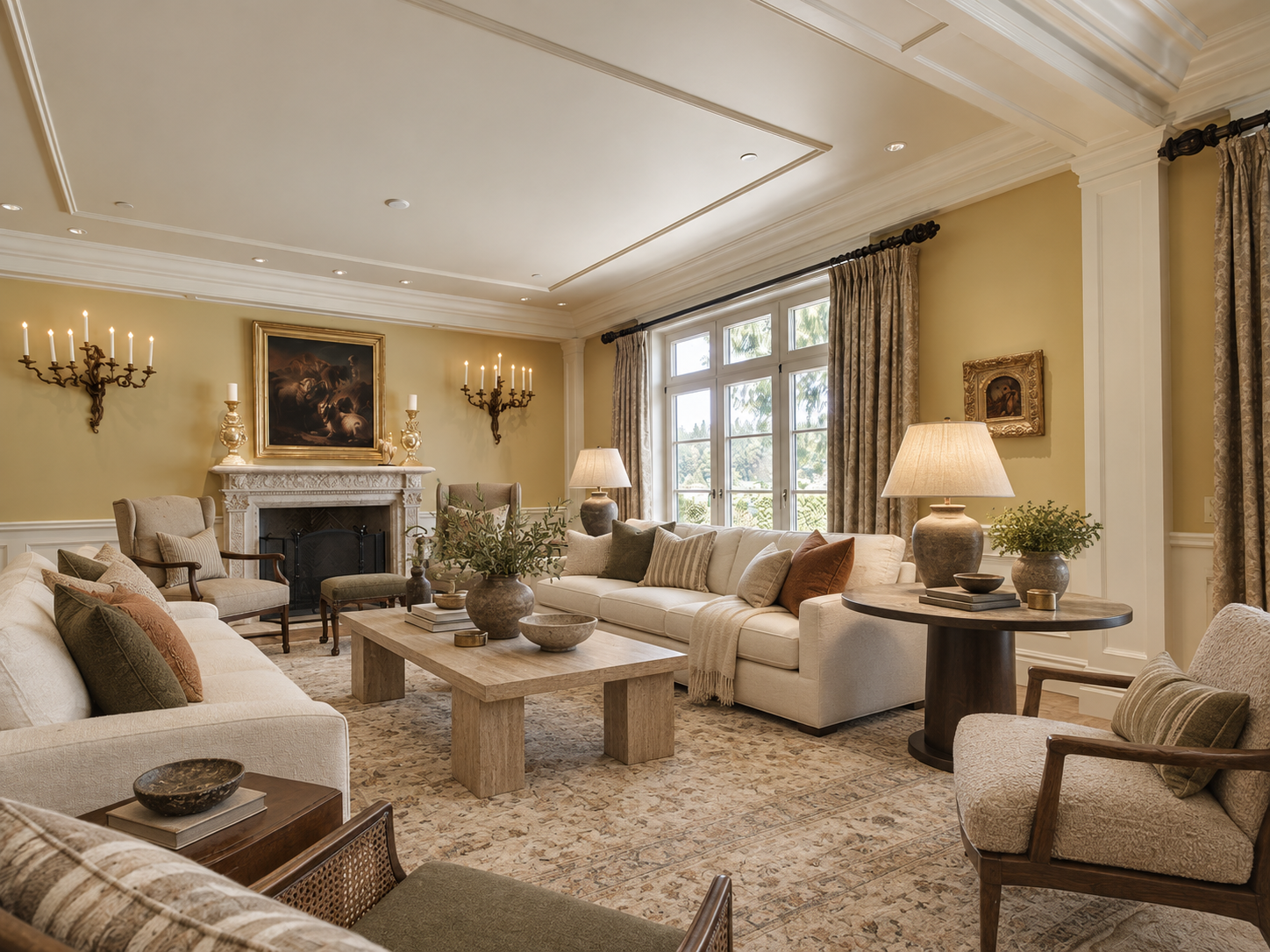 Courtyard Residence family room