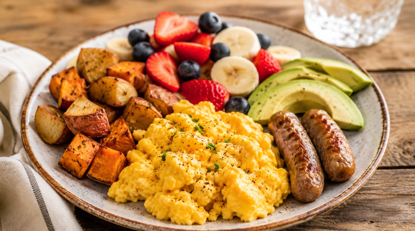 A cozy breakfast. A cozy breakfast.