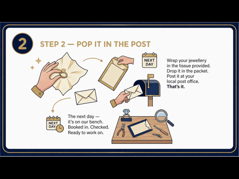 Step 2 — Pop It In The Post