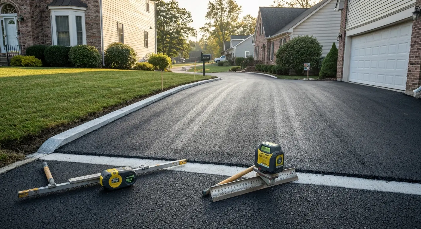 Driveway grading and installation