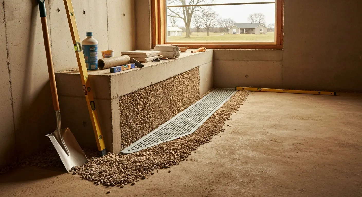 Tile drain repair project