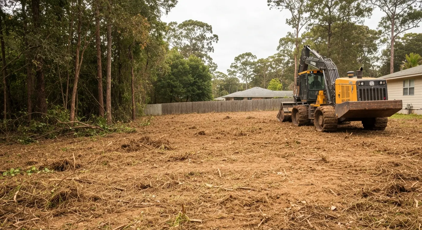 Land clearing and forestry mulching
