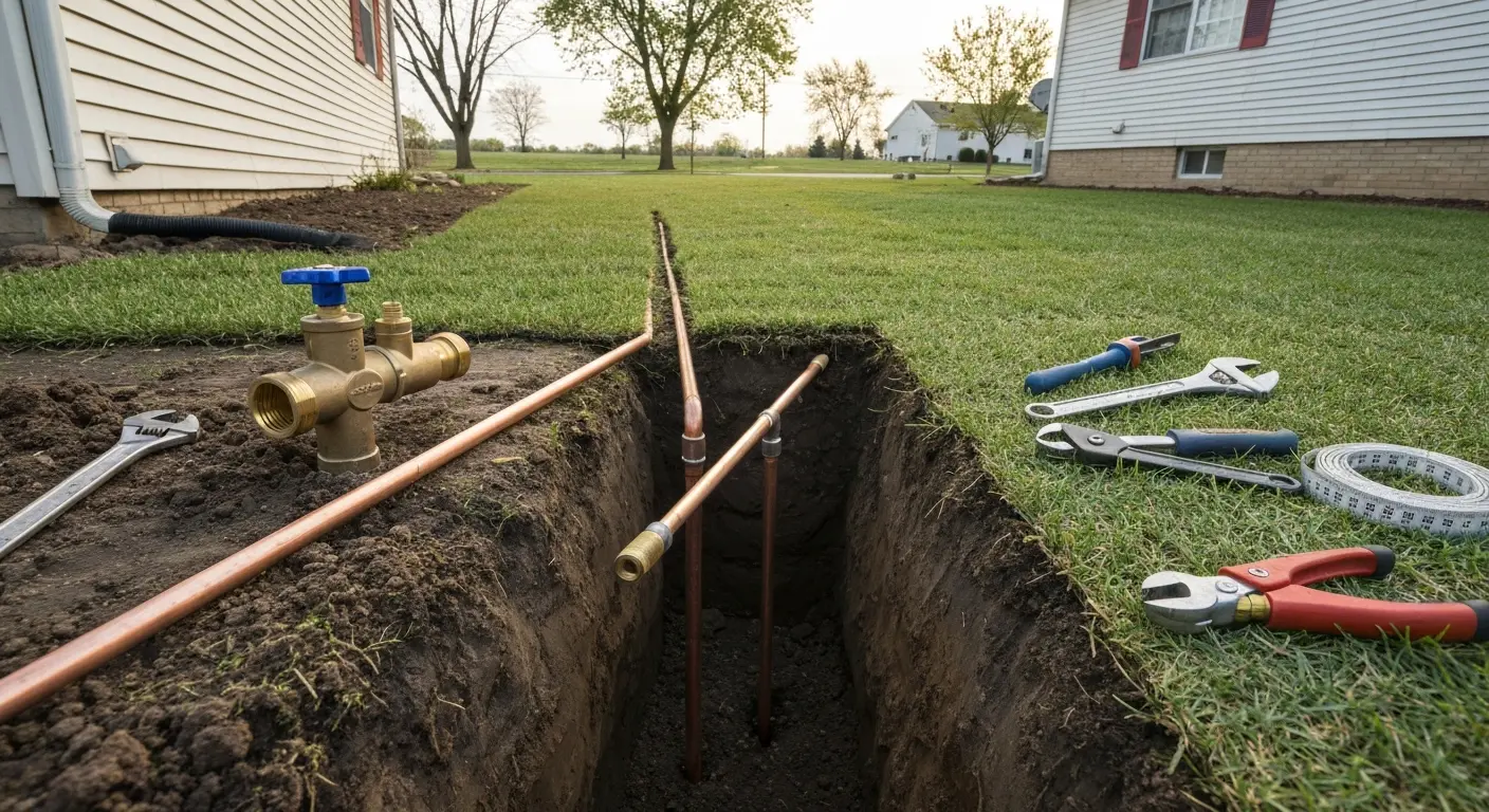 Waterline installation project