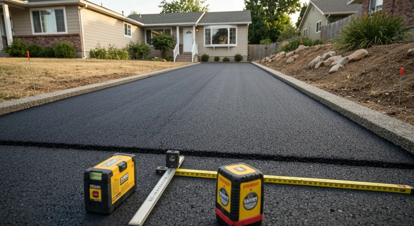 Driveway grading and compaction