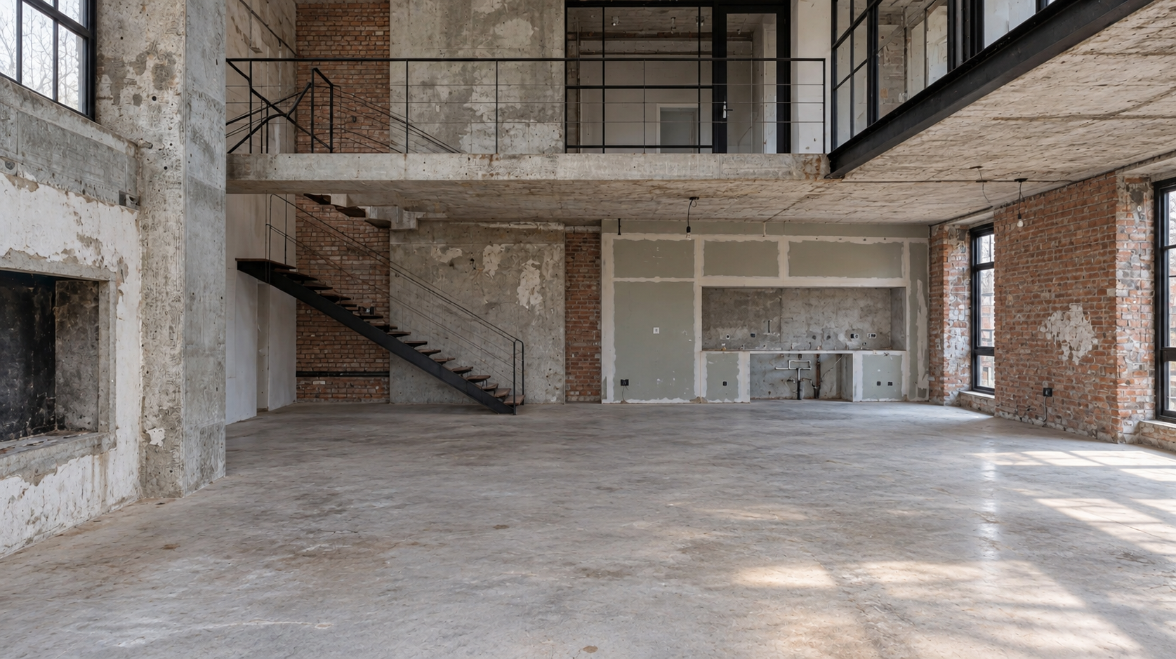Newton interior before renovation