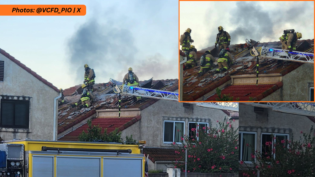 VCFD Stops Attic Fire in Moorpark Neighborhood