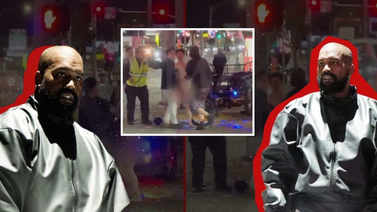 Exclusive Footage Shows Naked Man in Street Brawl Outside Kanye West Concert