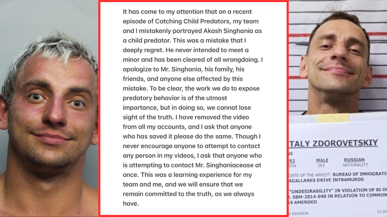 Kick Suspends Vitaly Following Misidentification of Innocent Individual in Live Sting