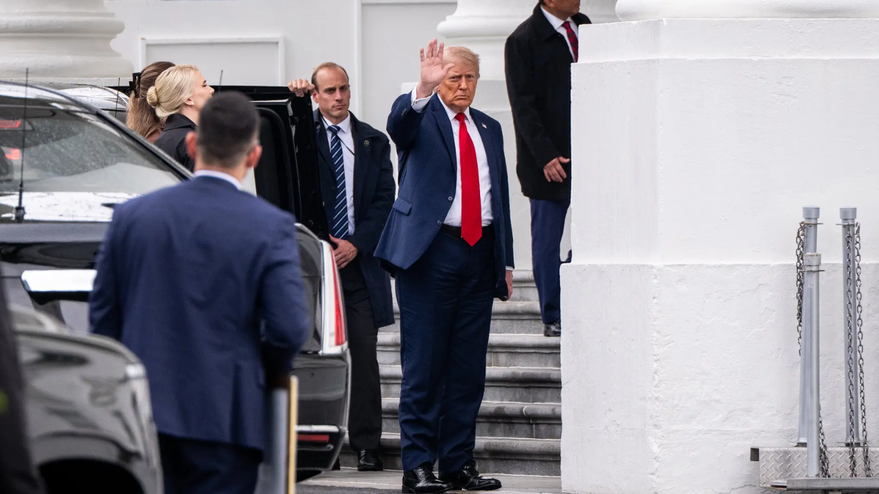 Trump heads to the hospital for a checkup just weeks before his 80th birthday.