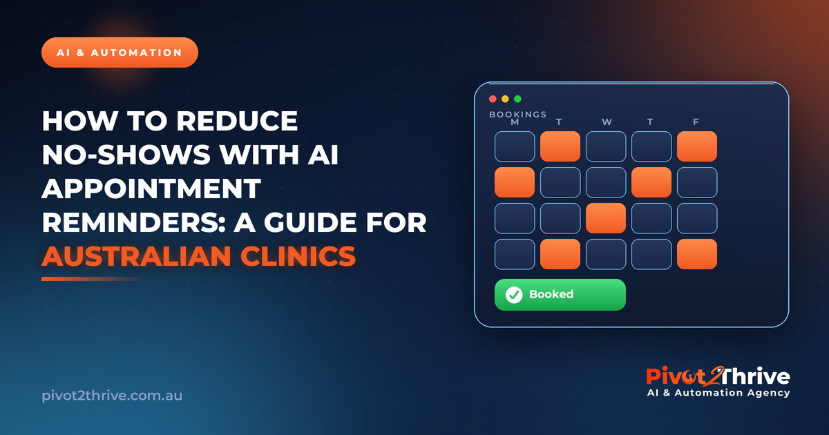 Reduce No-Shows With AI Appointment Reminders