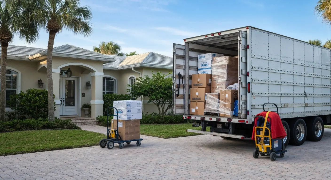 Residential moving in Bird Key