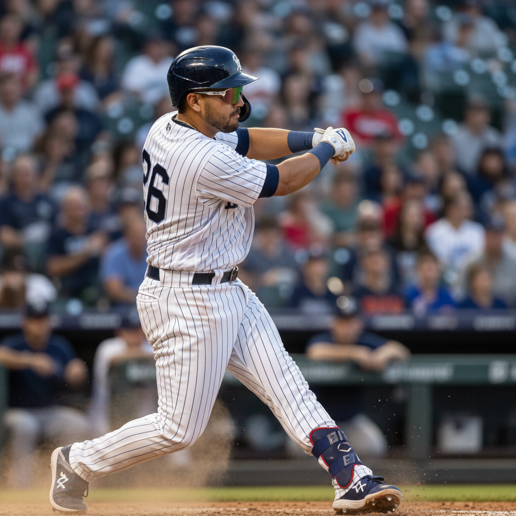 MLB batter in follow-through wearing Next Play glasses