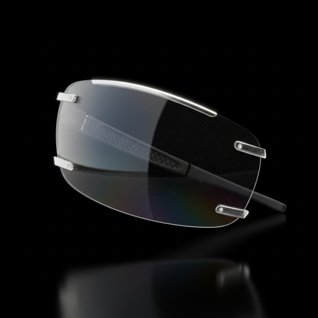 Dome Grey neutral smoke lens