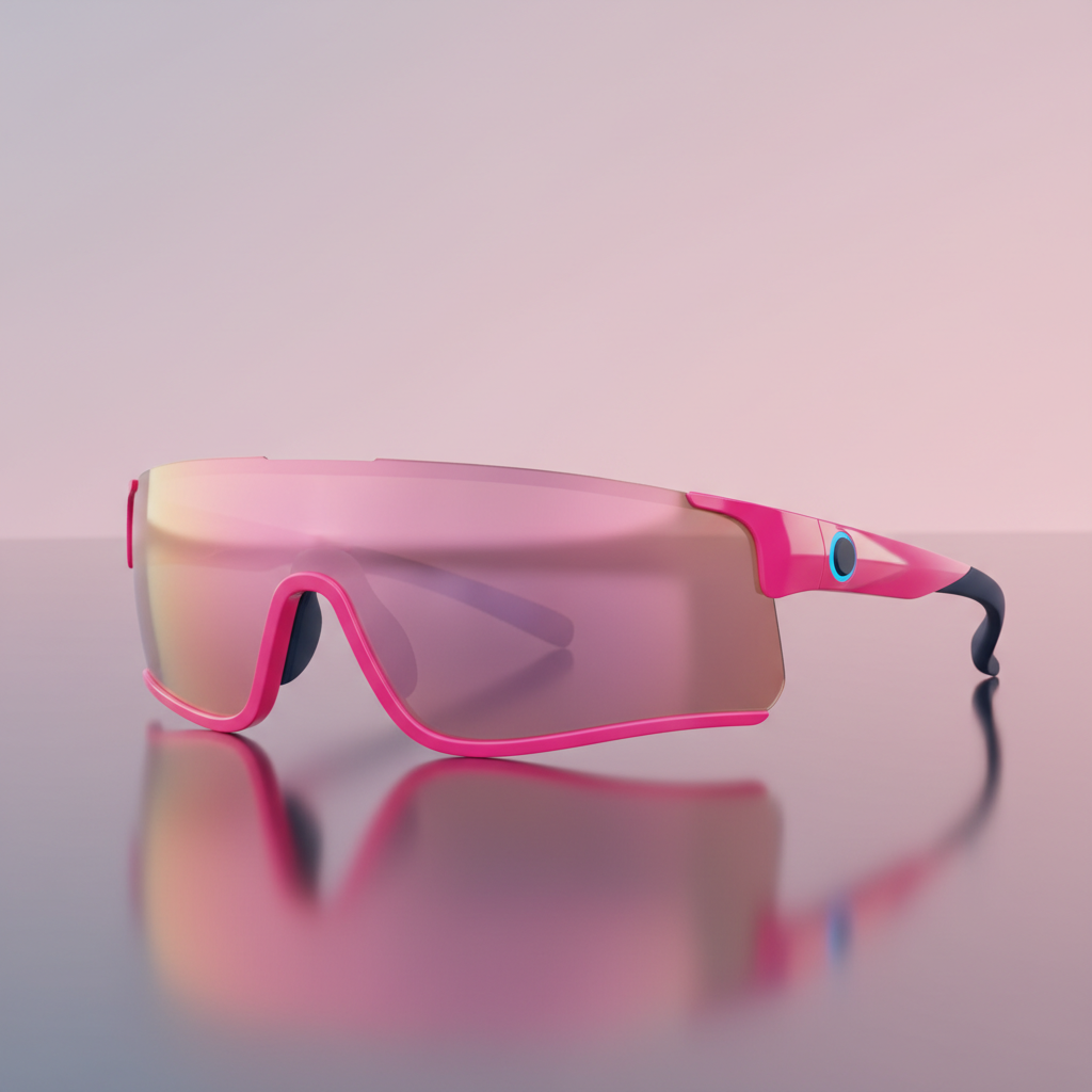 The Diamond — hot pink softball glasses