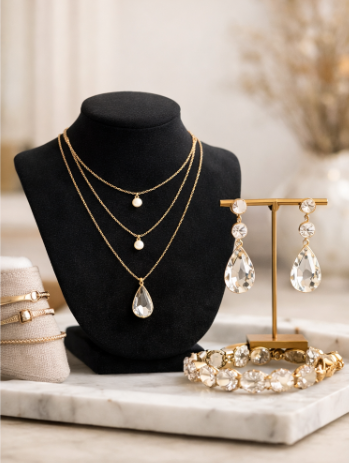 elegant jewelry display