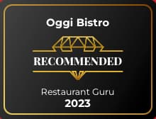 Oggi Bistro award recognition