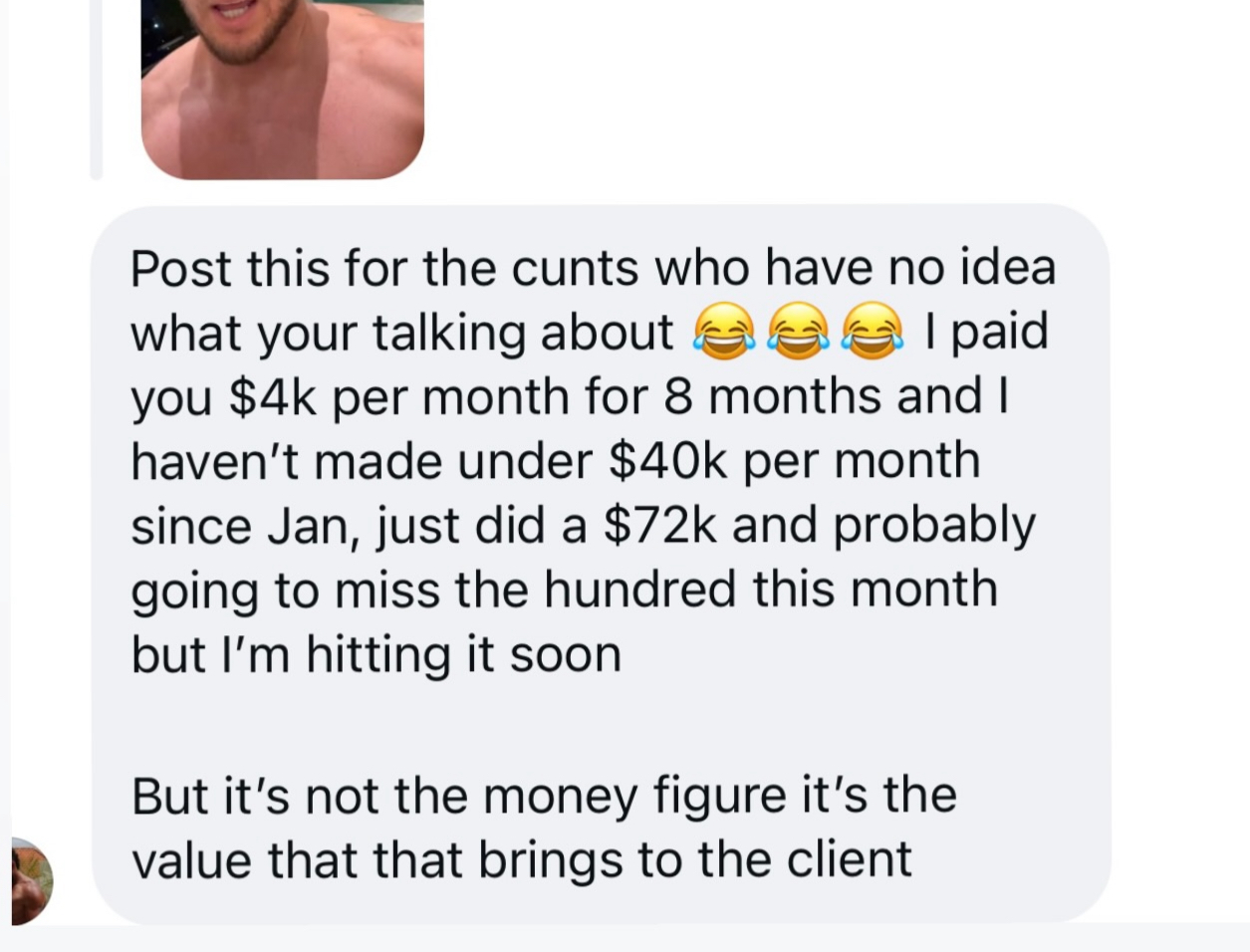 Client win
