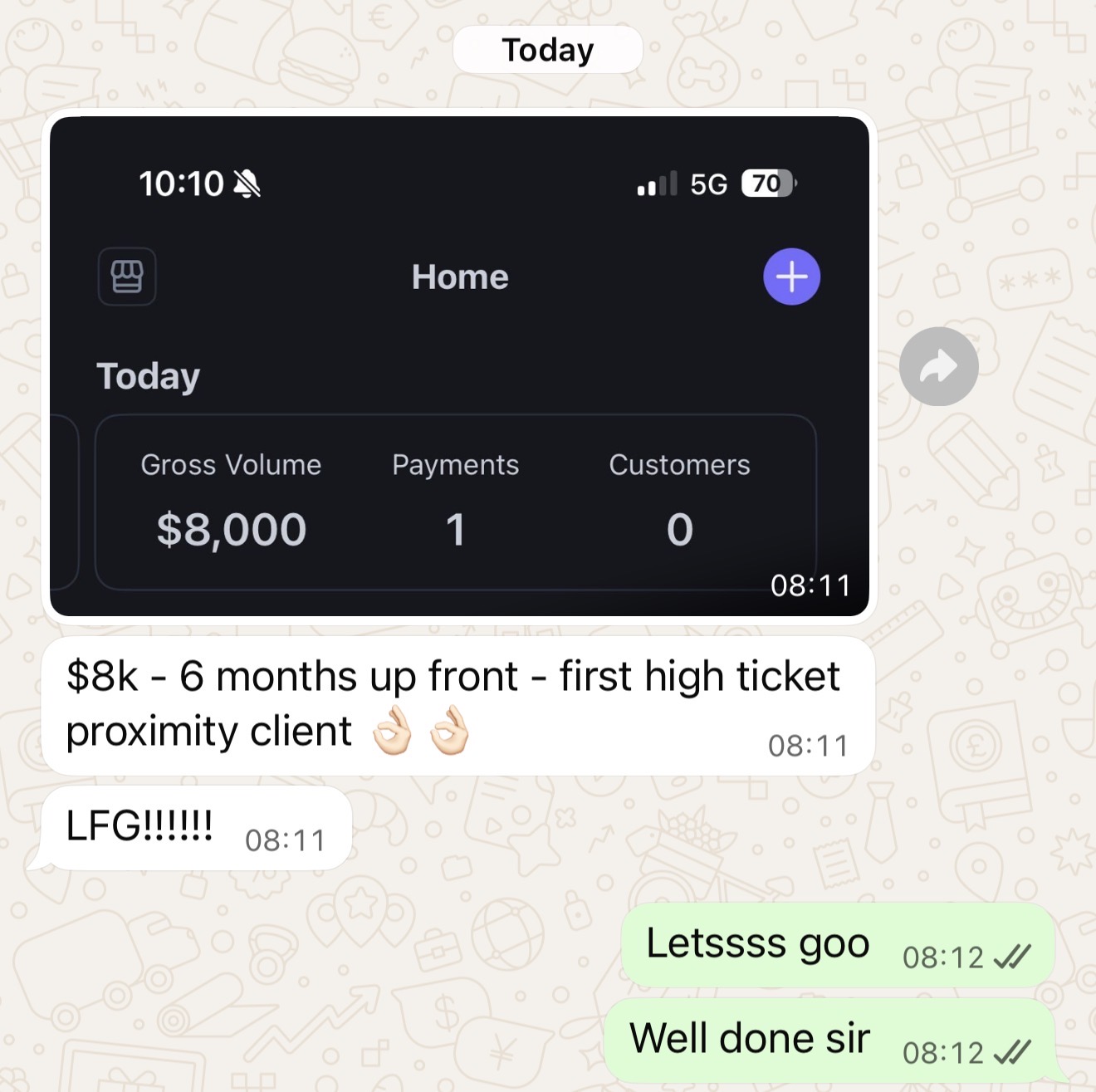 Client win