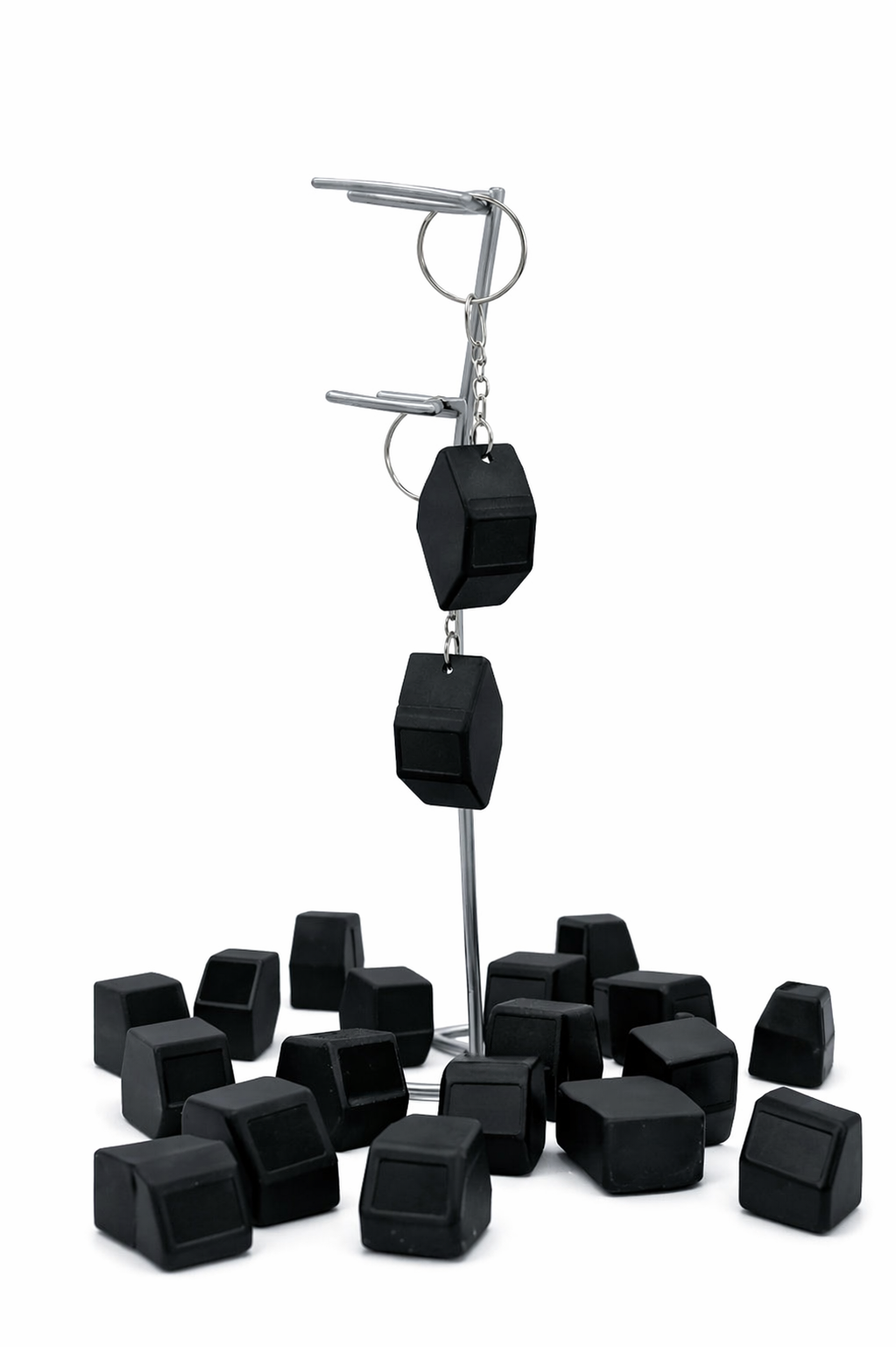 Black Welding Helmet Keychains