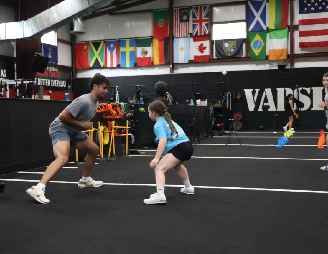 Varsity House athletes training at the Orangeburg facility