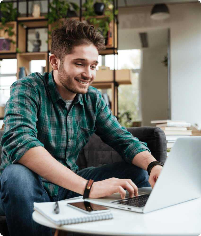 Leadit woman with laptop