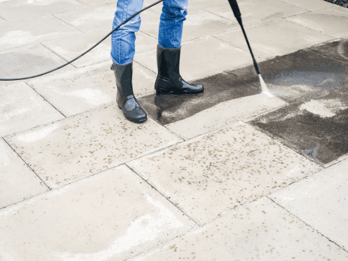 Pressure washing in Arundel